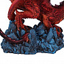 Statuette red dragon Guardian