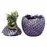 Statuette - treasure chest Green dragon on an egg