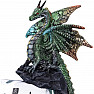 Dragon with a ship in a bottle Adventure figurine