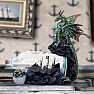 Dragon with a ship in a bottle Adventure figurine