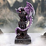 Tower Guardian dragon figurine purple