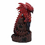 Stand for incense cones with flowing smoke Red Fortress