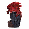 Stand for incense cones with flowing smoke Red Fortress