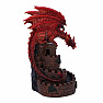 Stand for incense cones with flowing smoke Red Fortress