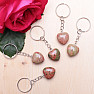 Keychain with unakit heart size M