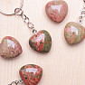 Keychain with unakit heart size M