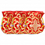 Red brocade bag