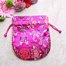 Pink brocade bag 11.5 x 13 cm