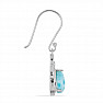 Larimar earrings silver Ag 925 VE049767