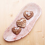 Aragonite brown Peru heart AS 1