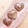 Aragonite brown Peru heart AS 1