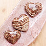 Aragonite brown Peru heart AS 2