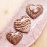 Aragonite brown Peru heart AS 3