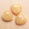 Calcite yellow Mexico heart KS