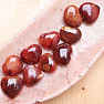 Carnelian Madagascar heart 3.5 cm