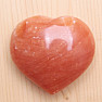 Selenite orange Madagascar heart SES 1