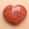 Selenite orange Madagascar heart SES 2