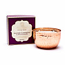 Scented Ayurveda Tridosha candle with lavender scent