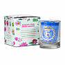 Votive chakra scented candle in glass for the 5th chakra