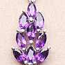 Silver pendant with African amethyst Ag 925 014252 AFAM