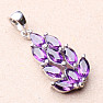 Silver pendant with African amethyst Ag 925 014252 AFAM