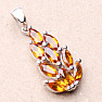 Silver pendant with cut Madeira citrine Ag 925 014252 MCT