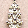 Silver pendant with cut Lemon topaz Ag 925 014252 LET