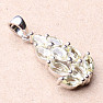 Silver pendant with cut Lemon topaz Ag 925 014252 LET