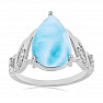 Larimar ring silver Ag 925 VR049758