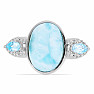 Larimar ring silver Ag 925 VR049766