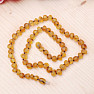 Amber natural necklace honey color