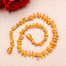 Amber beads for children satin