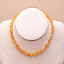 Amber beads for children satin