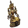 Feng Shui statuette of the goddess Green Tara brass brown-gold 35 cm