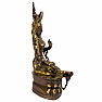 Feng Shui statuette of the goddess Green Tara brass brown-gold 35 cm