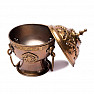 Hanging brass censer