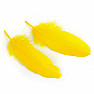 Goose feather for smoking yellow 16 cm