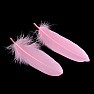 Goose feather for smoking pink 16 cm