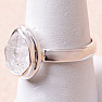 Herkimer diamond ring silver Ag 925 Y1374