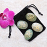 Wicca set of aventurine stones with Celtic symbols