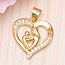 Mother's Day pendant Mother's Day with cubic zirconia