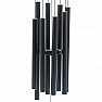 Carillon metal black Pure melody 8 tubes 95 cm