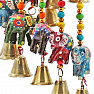 Feng Shui hanging decoration 15 elephants with bells