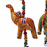 Feng Shui hanging decoration 5 elephants with bells