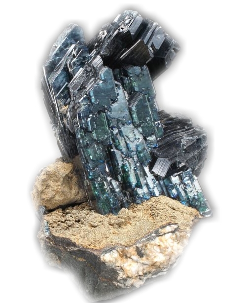 Vivianite crystal